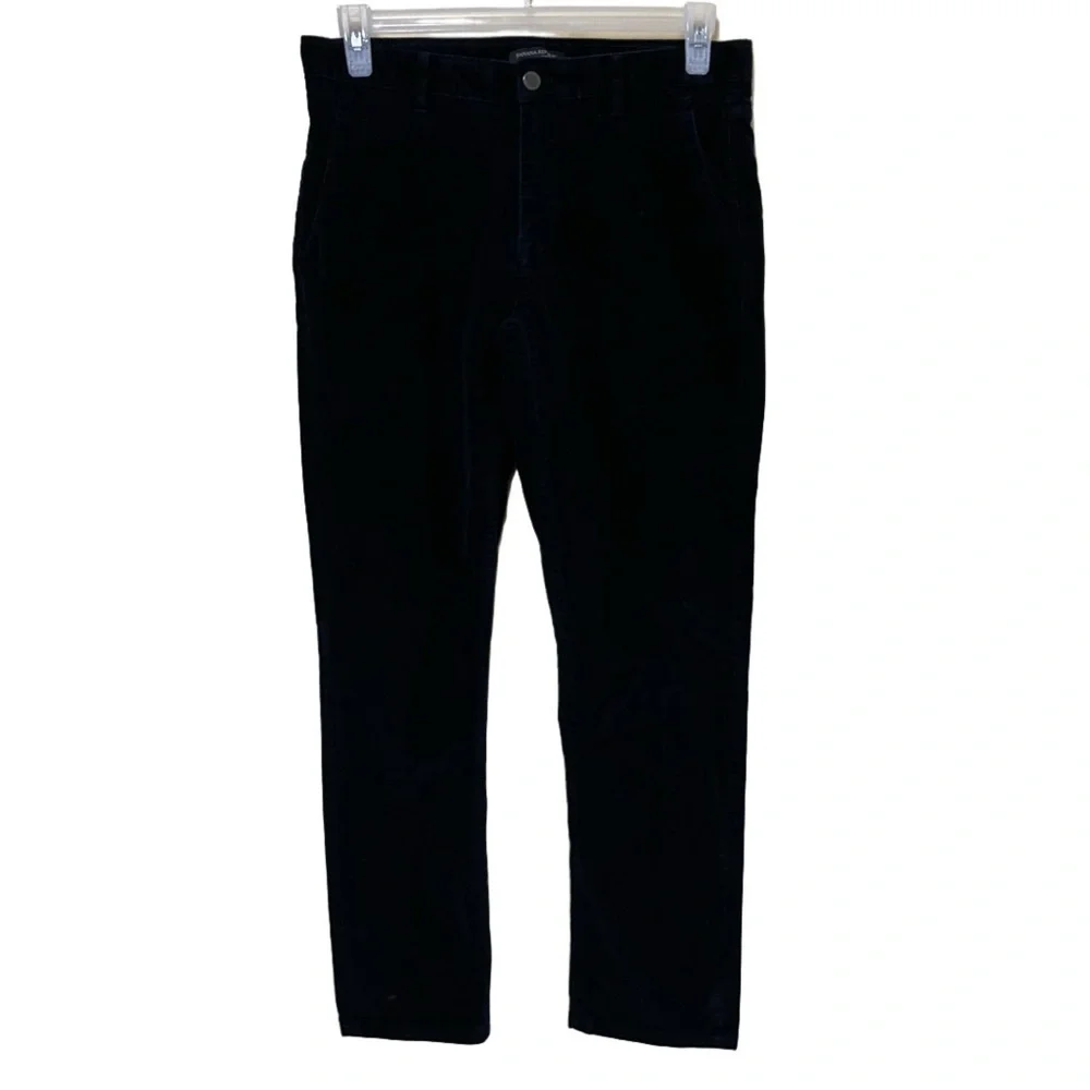 Banana Republic Aiden Pants Men’s 31X30 Navy Blue Corduroy Mid-Rise